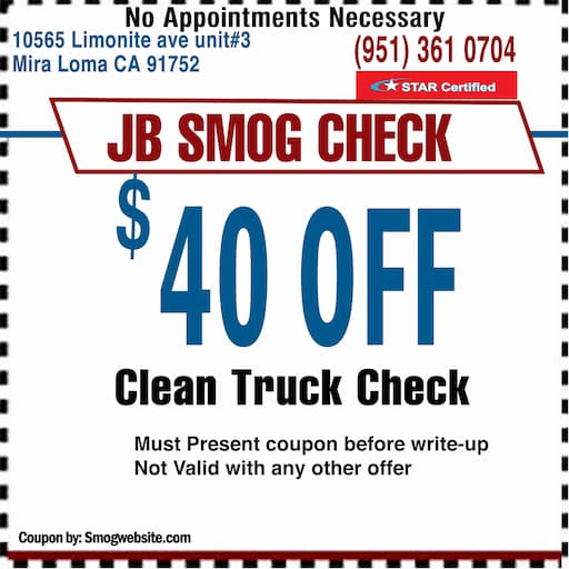 Clean Truck Check Coupon Mira Loma